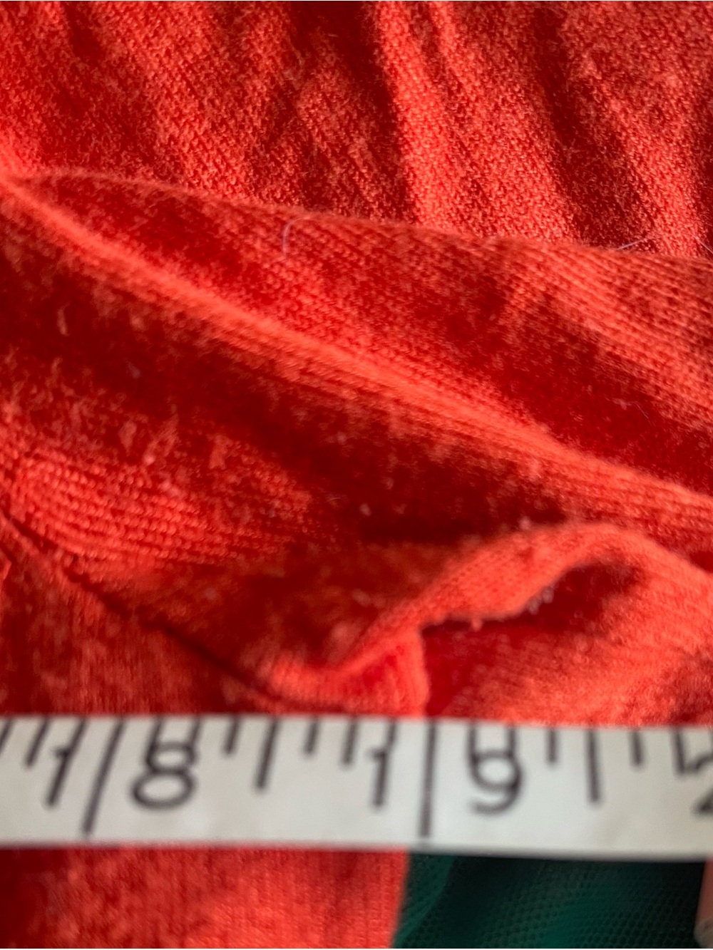 Orange Lightweight Button-Front Cardigan - Picture 6 of 8